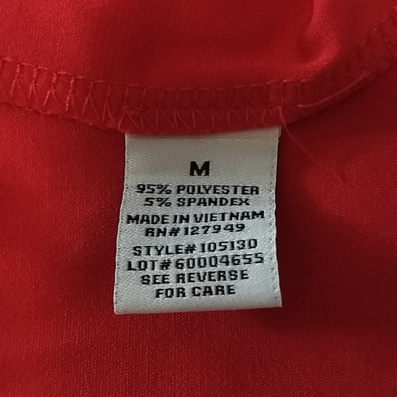 Red Wide Leg Jumpsuit - Picture 5 of 5